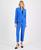 颜色: Cornflower, Le Suit | Single-Button Blazer and Slim-Fit Pantsuit, Regular and Petite Sizes