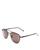 color Black/Gray, Yves Saint Laurent | Men's Brow Bar Aviator Sunglasses, 57mm