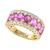 颜色: Pink Sapphire, Effy | Effy Blue & White Sapphire Ring (3-1/2 ct. t.w.) & Diamond (1/20 ct. t.w.) in 14k White Gold. (Also available Emerald and Pink Sapphire)