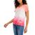 商品Tommy Hilfiger | Women's Cotton Dip-Dyed T-Shirt颜色Bloom