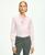Brooks Brothers | Fitted Stretch Supima® Cotton Non-Iron Ruffle Dress Shirt, 颜色Pink Multi