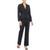 颜色: NAVY, Le Suit | Suit Women%E2%80%99s Petite Tonal Pinstripe Two Button Jacket And Kate Pant Set