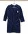 颜色: Navy, Linum Home Textiles | Kids Snowman Super Plush Double Brushed Hooded Bathrobe