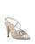 color Argento, Gucci | Women's Isa Crystal Embellished Interlocking G Slingback High Heel Sandals