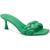 INC International | INC Womens Parker Woven Open Toe Heels, 颜色Green Smooth