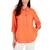 商品Charter Club | Women's Linen Shirt, Created for Macy's颜色Hot Coral