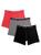 颜色: RED MULTI, Calvin Klein | Boy's 3-Pack Boxer Briefs