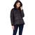 color Black, Sam Edelman | Sam Edelman Women's Quilted Iridescent Water Repellent Hooded Puffer Coat