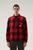 商品Woolrich | Timber Flannel Check Overshirt颜色Red Buffalo