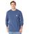 color Dark Cobalt Blue Heather, Carhartt | Big & Tall Workwear Pocket L/S Tee