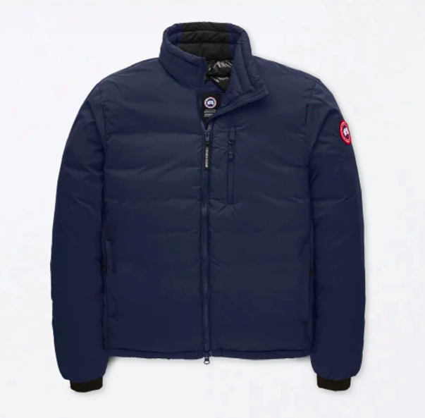 color ATLANTIC NAVY, Canada Goose | 男款 加鹅 Lodge系列 棉服
