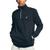 商品Nautica | Men's J-Class Classic-Fit 1/4-Zip Fleece Sweatshirt颜色True Black