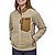 color Natural W/Nest Brown, Patagonia | Patagonia Women's Classic Retro-X Fleece Jacket