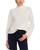 颜色: Ivory, AQUA | Boxy Mock Neck Cashmere Sweater - Exclusive