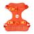 颜色: dark orange, THE LICKER STORE | Arlo Large Adjustable Soft Padded No Pull Pet Harness with 3 Buckles and 3 Leash Clips