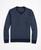 商品Brooks Brothers | Striped Cotton Pique Crewneck Sweater颜色Blue-Indigo