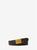 商品Michael Kors | Reversible Logo and Leather Belt颜色BROWN/BLACK