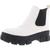 color White/Black, Sam Edelman | Circus by Sam Edelman Womens DARIELLE Lug Sole Platform Ankle Boots