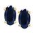 商品第3个颜色Sapphire, Macy's | Sapphire Oval-Cut Stud Earrings (3/4 ct. t.w.) in 14k Gold (Also in Emerald, Ruby, & Tanzanite)