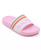 颜色: White Neon Rainbow, Nautica | Little Girls Gaff Slide Sandals