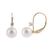 商品Splendid Pearls | 14k White Gold  7-8mm Pearl Earrings颜色GOLD