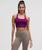 颜色: Chilled Grape, Lululemon | lululemon Energy Longline Bra Medium Support, B-D Cups *Evolve