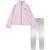 商品NIKE | Toddler Girls Printed Tricot Jacket and Leggings, 2 Piece Set颜色Light Smoke Gray