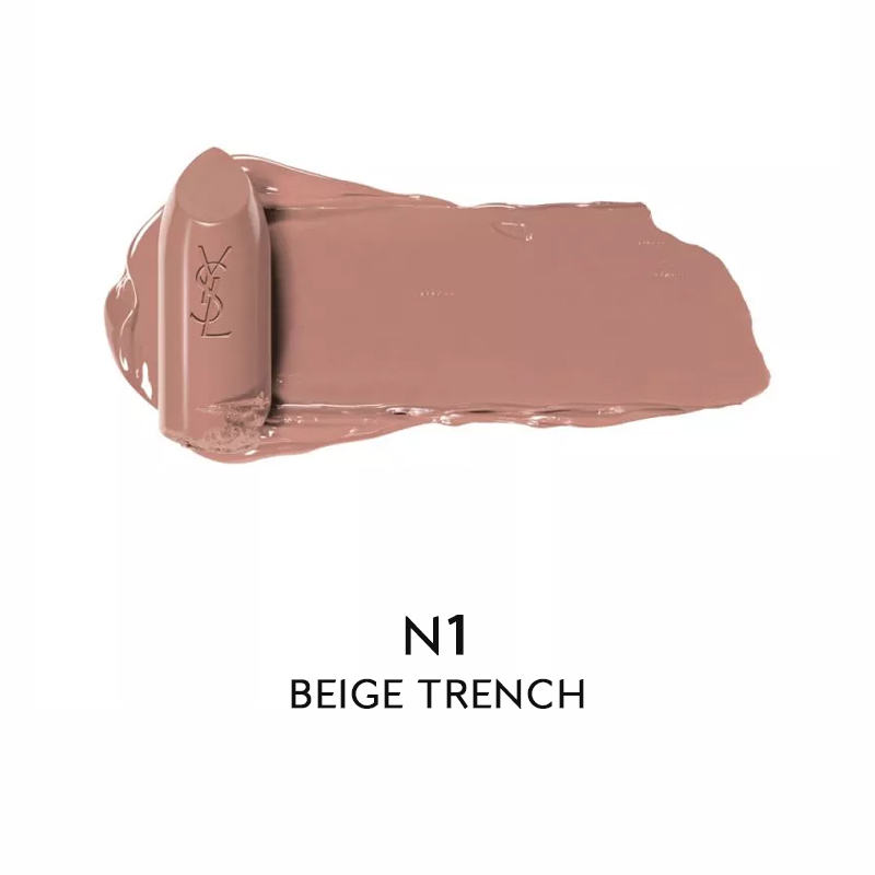 Yves Saint Laurent | 圣罗兰全新方管口红3.8g 缎光质地NM裸色缪斯N8烟粉裸, 颜色N1