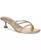 颜色: Gold Leaf Metallic, Circus NY by Sam Edelman | Juliet Strappy Kitten-Heel Dress Sandals