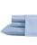 颜色: Blue Cashmere, Laura Ashley | 800 Thread Count Cotton Sateen Blend 4-Pc. Sheet Set