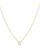 颜色: B, Moon & Meadow | 14K Yellow Gold Initial Pendant Necklace, 16"