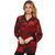 商品第2个颜色Black Scarlet Multi, DKNY | Women's Plaid-Print Button-Down Chiffon Shirt