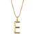 颜色: E, Sarah Chloe | Andi Initial Pendant Necklace in 14k Gold-Plate Over Sterling Silver, 18"