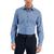 商品Alfani | Men's Regular Fit 2-Way Stretch Stain Resistant Medallion Print Dress Shirt, Created for Macy's颜色Blue White