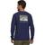 Patagonia | Line Logo Ridge Long-Sleeve Responsibili-T-Shirt - Men's, 颜色Sound Blue