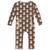 KicKee Pants | Print Coverall with Zipper (Infant), 颜色Cocoa Teddy Bears