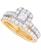 颜色: Yellow Gold, MARCHESA | Diamond Princess Bridal Set (2 ct. t.w.) in 18k White, Yellow or Rose Gold