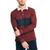 Nautica | Men's Slim-Fit Colorblocked Long-Sleeve Waffle Polo Shirt, 颜色Bike Red Heather