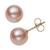 Belle de Mer | 精美淡水珍珠耳环（7毫米）, 颜色Pink