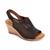商品Rockport | Women's Briah Perf Sling Wedge Sandals颜色Black