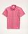 商品Brooks Brothers | Regent Regular-Fit Original Broadcloth Short-Sleeve Popover Shirt颜色Red