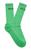 color Green, Balenciaga | Balenciaga - Women's Logo-Knit Cotton-Blend Socks - Green/pink - Moda Operandi