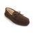 商品Minnetonka | Men's Pile Lined Hardsole Wide Width Slippers颜色Dark Brown