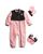 The North Face | Unisex Denali Coverall, Mittens & Booties Three Piece Set - Baby, 颜色Shady Rose
