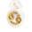 商品第9个颜色CANCER, MISHO | Zodiac Collection 22K Gold-Plated & Baroque Pearl Necklace