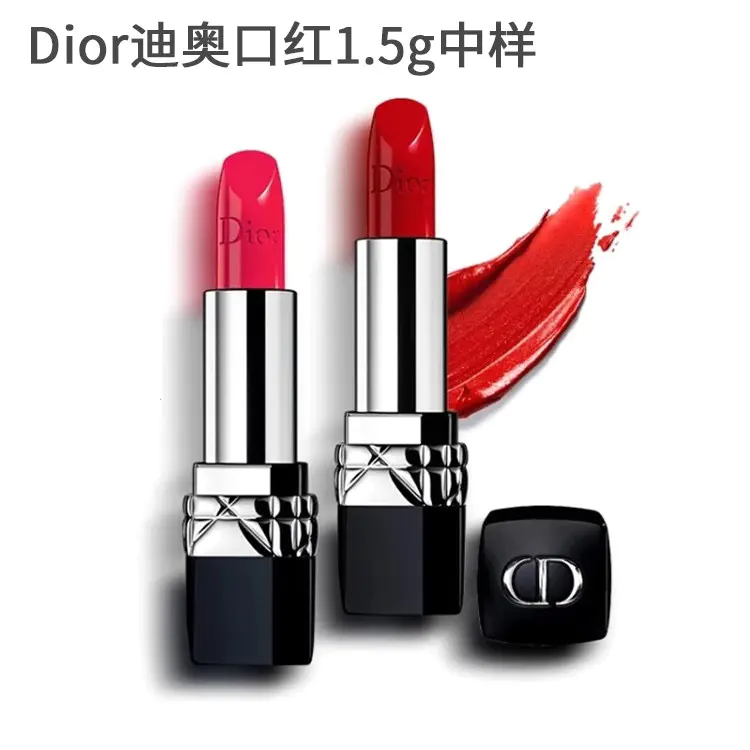 商品第2个颜色999哑光, Dior | Dior迪奥999烈焰蓝金口红唇膏1.5g中样