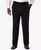 颜色: Black, Haggar | Men's Big & Tall Cool 18® PRO Classic-Fit Expandable Waist Flat Front Stretch Dress Pants