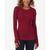 颜色: Rhubarb, Cuddl Duds | Softwear with Stretch Ribbed Henley