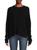 商品Madewell | Ribbed Dropped Shoulder Sweater颜色TRUE_BLACK