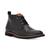 商品Tommy Hilfiger | Men's Gibby Faux-Leather Cap-Toe Chukka Boots颜色Black